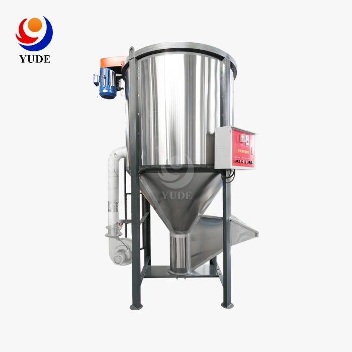 300kg Vertical Plastic Particle Mixer with Drying Function